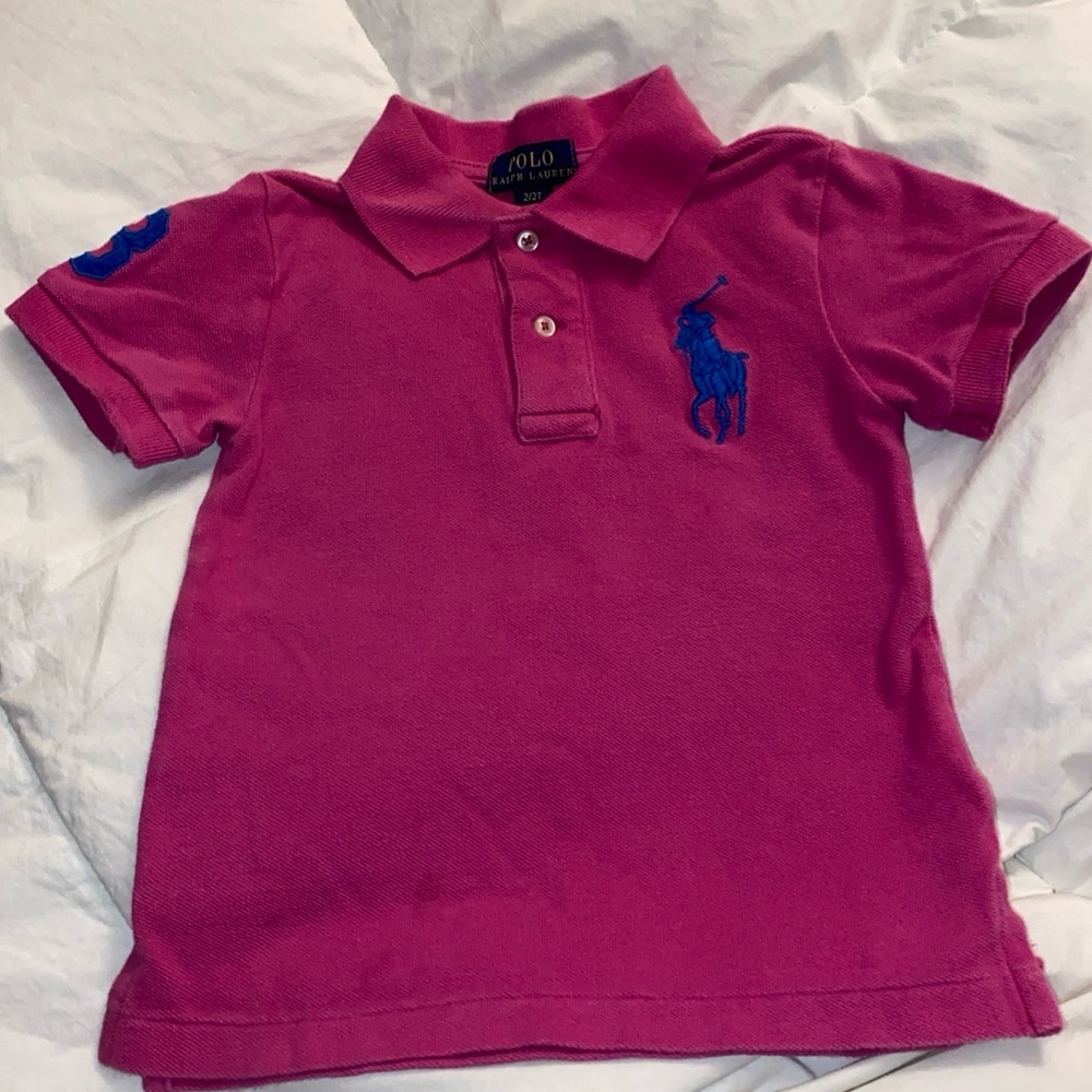 Polo Ralph Lauren shirt pink Sz 2T